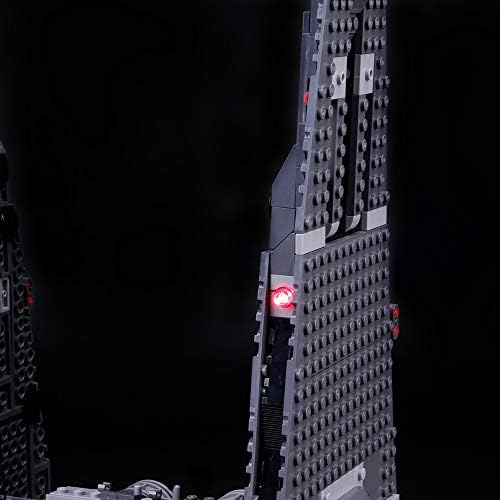 Komplet led rasvjeta Briksmax za timski space shuttle Кайло Rena - Kompatibilan sa modelom građevinskih blokova