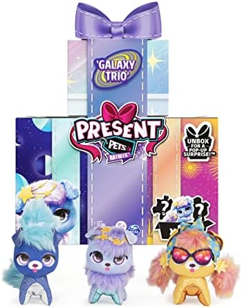Predstavljamo mini kućne ljubimce, Galaxy Trio 3 pakiranje 3-inčni plišanih igračaka, igračke za djevojčice