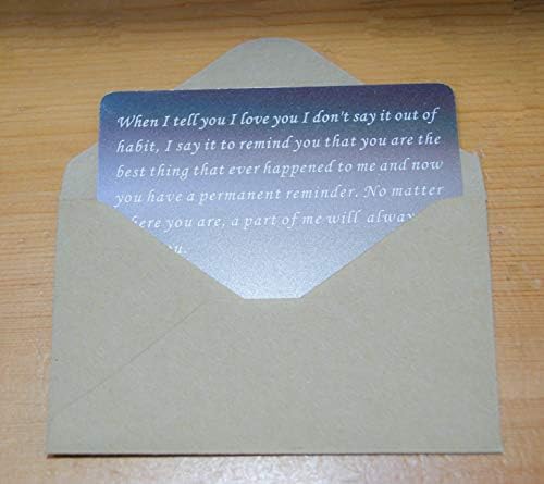 RXBC2011 Poklon kartica za novčanik s gravurama Torbicu stavite karticu pokloni za dečka voljeni za njega gospodo darove ideje za poklone za muža od žene Pokloni za godišnjicu, za muškarce Ručne Dan očeva volim te Implementaciju