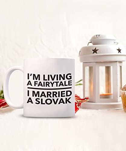 Bird of fame - Slovačka bubalo - Slovačka supruge - Slovački muž - Slovački svadbeni poklon - Slovačka bubalo - Slovačka Bijela (crna slova) Kava bubalo - Dar Slovačkoj, Bijela bubalo Prilagođene veličine 11 ml, 15 ml