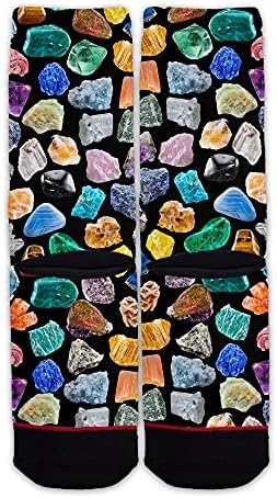 Funkcija - Minerale, Rudarstvo Geologija Kamen Crystal Unisex Čarape za posadu