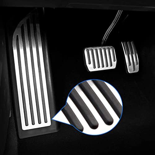 Auto dijelovi Dixuan za Tesla Model 3 Protuklizna Obloga za Pedala, Aluminijski Poklopci Za Pedala, Papučice Gasa, Kočnice i Podmetače za noge Obloge za stopala za Tesla Model 3