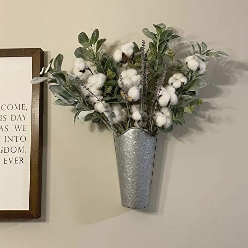 Zidni Sadilica od pocinčanog metala PJEŠČANOJ MINE, zidni Rotirajući vaza za cvijeće za sukulenti ili bilja,