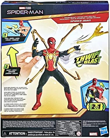 Spider-man Marvel Deluxe 13-inčnog razmjera Thwip Blast Integrirani Lik u odijelu, Obnova Nošnje i Dodatak za web-blaster