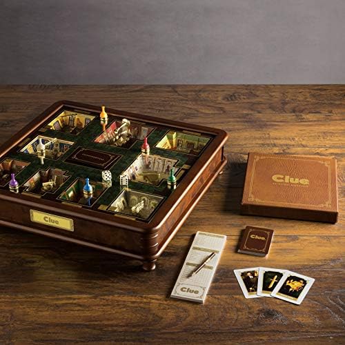 Igra Clue Luxury Edition od isplatnih s odlukama odbora reljefni od zlatne folije, luksuznu kutiju za skladištenje i priborom