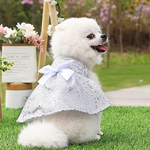 Suknja sa šljokicama Hiropaw, Blistavi haljina princeza haljina za štene psa, Vjenčanica, suknja-bala, Luksuzno
