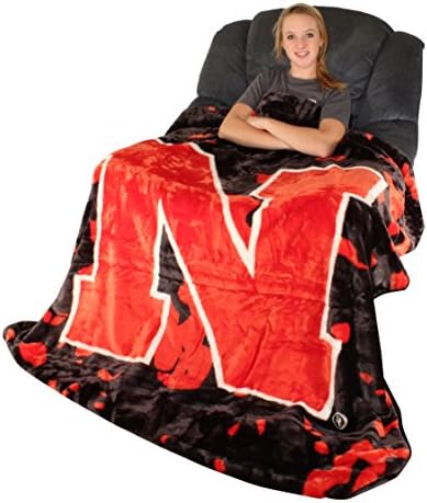 Pokrivači za NCAA koledž, Pokrivač Rachel, 63 cm x 86 cm, Kukuruzne pahuljice iz Nebraske