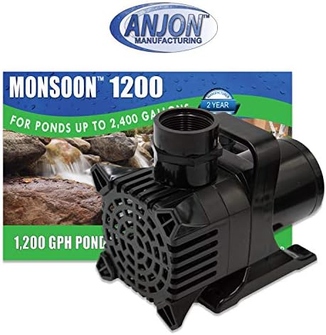 Potopna pumpa za ribnjak i vodeni vrt serije Anjon Manufacturing Monsoon kapacitetom od 8000 g u sat - MS-8000