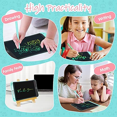 Genialba LCD Ploča Za Pisanje 8,5-Inčni Šarene Ploča za Crtanje, Učenje Edukativne Igračke za malu Djecu Darove