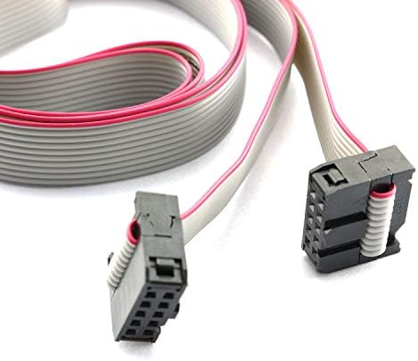 Tegg 2 KOMADA Stana Tape Kabel Korak 2,54 mm 2 Broj 10-pinski Konektor za Povezivanje žica IDC Tape Priključak
