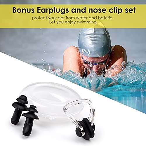 Kupanje i kape OPOM za odrasle žene i muškarce Unisex, Debeli silikonska kapa za plivanje s visokom elastičnošću