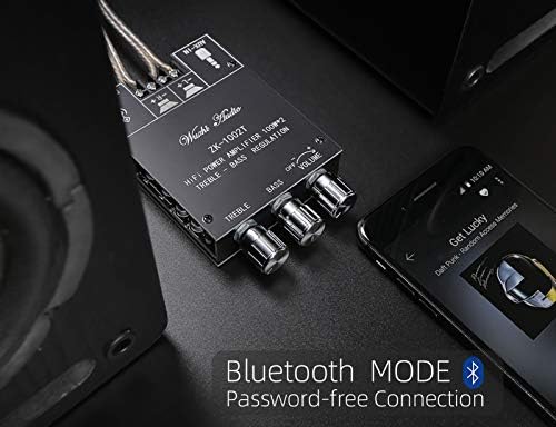Naknada pojačalo Bluetooth 100 W+100 W sa sustavom visoke i niske frekvencije, DC 9-24 U, ulaze BT i AUX, 2,0-kanalni