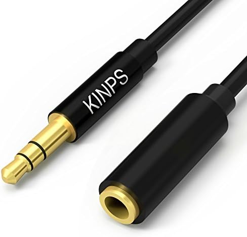 KINPS Pomoćni Audio Stereo Audio Produžni kabel 3,5 mm Stereo Priključak od muškaraca i žena, Stereo Priključak