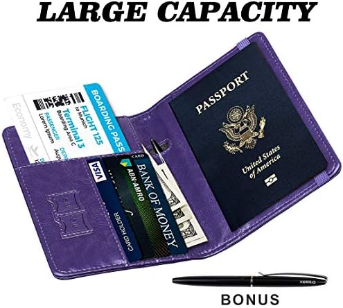 Torbica za nositelja putovnice HERRIAT Torbica za RFID-zaključavanje Kutija za kartice Torbicu za putovanja