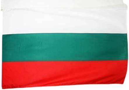ZASTAVA AZ Zastava Bugarske 3 x 5' - Bugarski zastave 90 x 150 cm - Banner 3x5 metara