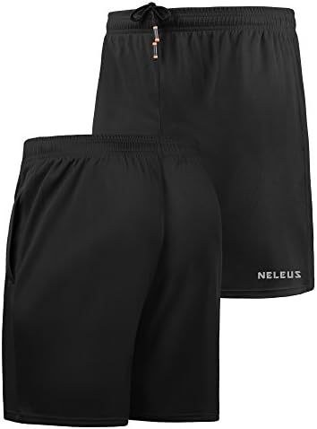 Gospodo 7-inčni mrežaste trening kratke hlače Neleus za trčanje s džepovima