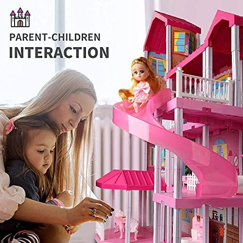 TEMI lutkine Igračke za Dom iz Snova za 3 4 5 6 7-godišnje Djevojčice Figurica za igračke, Pribor i namještaj