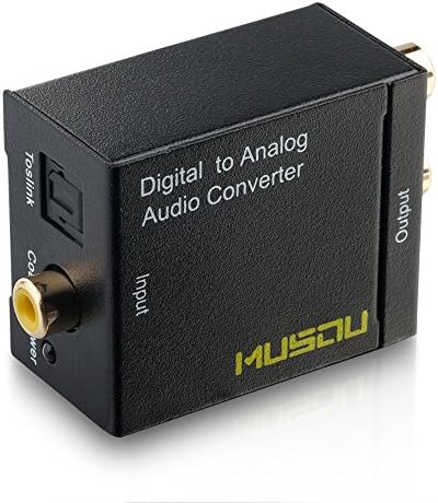 Adapter Digitalnog optičkog pretvarača Musou u Analogni аудиопреобразователь RCA s оптоволоконным kabelom