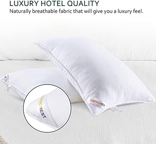 Jastuci za krevete HARBOREST za spavanje za 2 Pakiranja - Luksuzni Alternativni Jastuci medo pooh Jastuci standardne