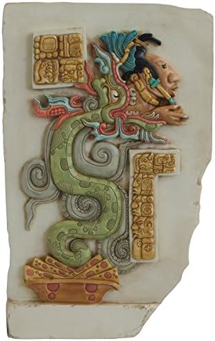 Kulturno mrlja Viziju Maya Reljef Zida u obliku Zmija s više boja trim | Spreman da se objesi