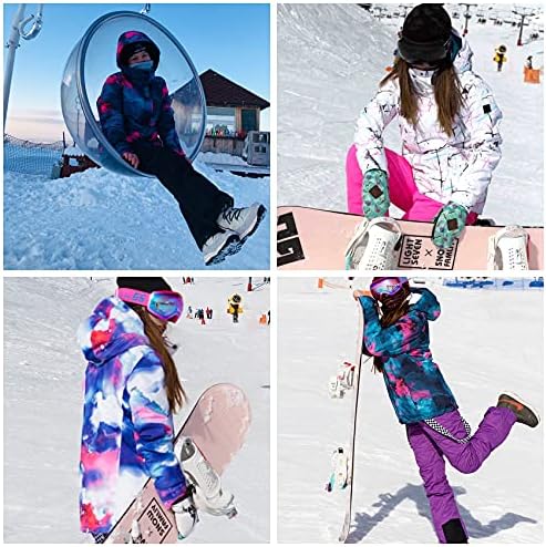 GSOU SNOW Ženske skijaške jakne i hlače sa нагрудником Kit za snowboard Zimski kostim Vodootporan Ветрозащитный