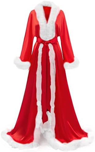 Yexinbridal Ženski svadbena haljina od perja s luksuznog krzna obloge, Svila атласное donje rublje, kupaći ogrtač,