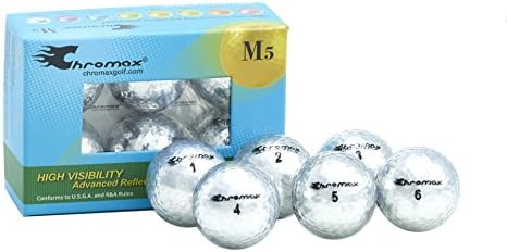 Хромаксовые Metalne loptice za golf boje M5 (Pakiranje od 6 komada)