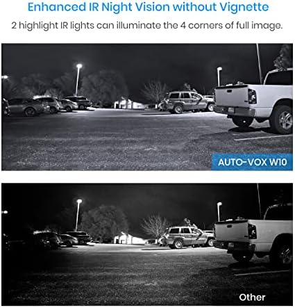 Bežični Sigurnosna kamera AUTO-VOX W10 za RV sa 7-inčnim HD monitora, Infracrvena kamera unazad noćni vid za
