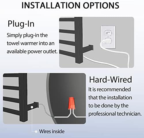 Vješalica za полотенцесушителя TWCC s grijanjem kupaonica, Električna sušilica za 10 Šipke, Susilica za rublje