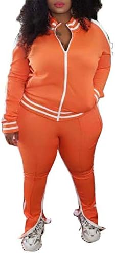 Ženski odijela za jogging velike veličine, Sportske trenerke, Majica sa otvorenim ramenima u traku iz dva dijela i duge hlače, setove trenirke