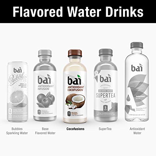 Voda s okusom kokosa Bai, Kokos Молокай, Pića s antioksidansima, Boce za 18 unca (Pakiranje od 12 komada)