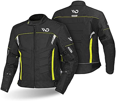 Muška Мотоциклетная jakna WD Motorsports Vegas II, Opremu za biciklizam, s oklopima, Enduro , Vodootporan, Reflektirajuće,