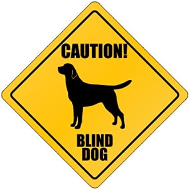 Slijepi Labrador - Pas [ Ukrasnih Pločica na Zid Unakrsna Znak ]