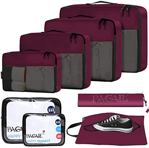 BAGAIL 6 Kompleta / 8 Kompleta za Pakiranje Kocke Organizator za Pakiranje Prtljage za Putne Opreme