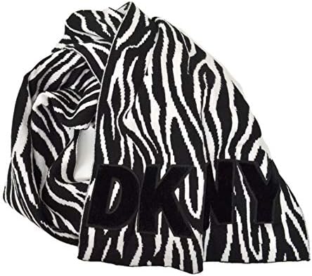 DKNY Dizajn Logo macy ' s Baršunasti Šal iz Stana Dres s флокированием Zebra
