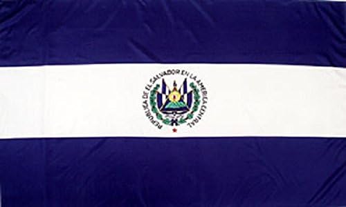 Nacionalna zastava Salvador (Poliester vrhunske kvalitete), 2' x 3'