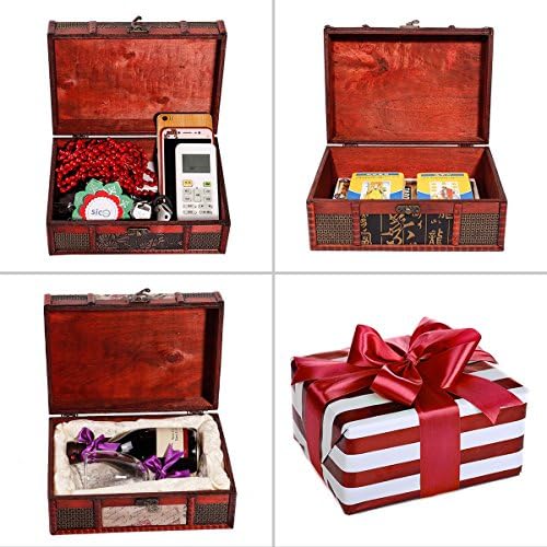 Kovčeg s blagom SICOHOME,9,0, Kutija za kartice Grožđa Tarot za nakit ,Karte za Tarot,Darova i ukrasa za dom