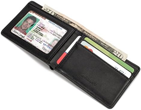 Muški Tanka Torbica za kartice s pulta za torbicu, prednji džep sa blokadom RFID