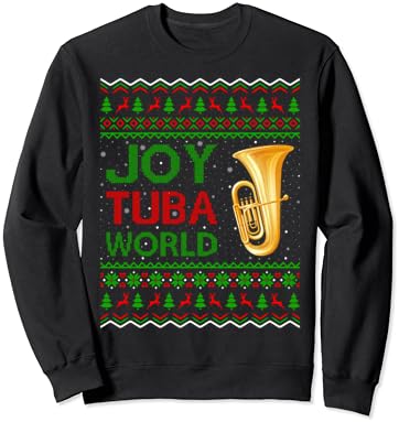 Joy Tuba World Ljubitelj Glazbe Božićni Poklon Ružna Tuba Božićno Majica