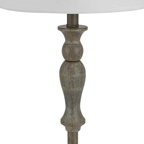 Stolne Svjetiljke WINGBO u Retro stilu i podna lampa Set od 3 komada s mnogima, od Zatamnjena Drveta Ručne izrade,