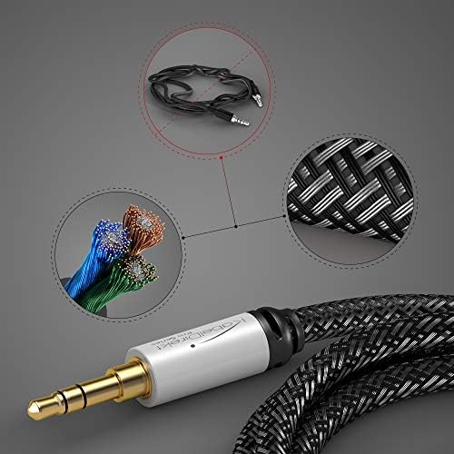 Audio KabelDirekt – 4 m 3,5 mm kabel aux/pomoćni kabel (kabel za spajanje stereoslušalica, gotovo небьющийся