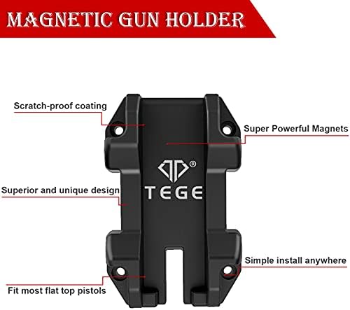 Nosač za pištolj s magnetom (55 kg), Быстрозаряжаемая Magnetska Futrola za pištolj za Samoobranu, Magnetni Držač