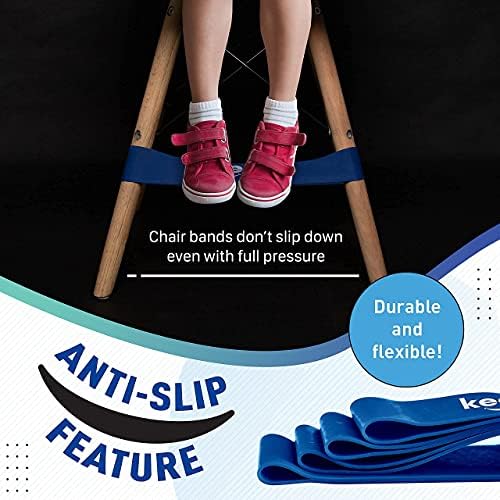 12 Komada – Neklizajući Uzicom za stolice za djecu s nemirne noge - Uzicom za fidgets Pružaju Fleksibilan zaslon