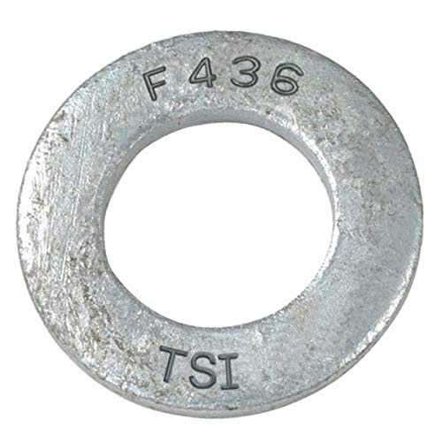 Čelična male Pak, Pocinčan završiti s vrućim uranjanjem, ASTM F436 Tip 1, veličina vijka 1-1/4, 1-3/8 inča ID,