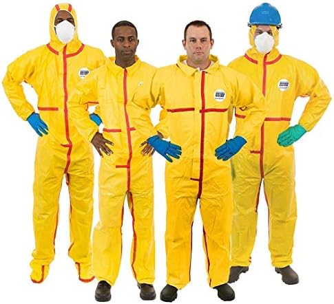 Zaštitno odijelo ChemSplash 1 S проклеенными šavovima od kemijskih sprej (Žuta) za zaštitu od kemikalija, boja