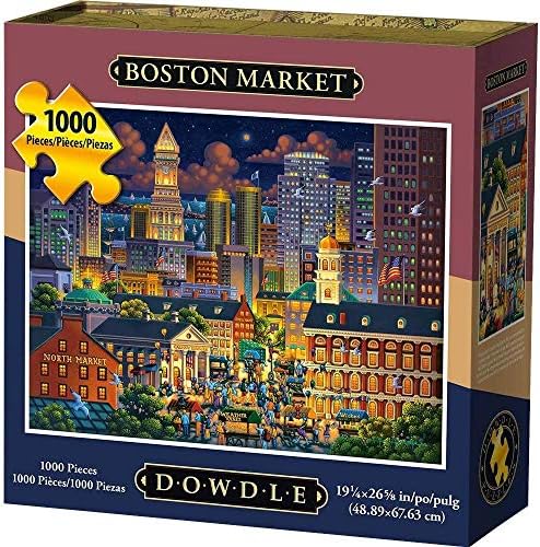 Puzzle Narodne Umjetnosti Даудл - Boston Tržište 1000 Kom.