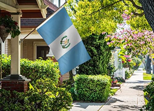Zastava Gvatemale DANF 3x5 Metara - 100D Deblji Poliester - Nacionalne Zastave Gvatemale S Dvostrukim Сшитым