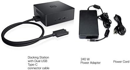 Priključnu stanicu Dell Precision Dual USB-C Thunderbolt Dock TB18DC s adapterom za napajanje 240 W