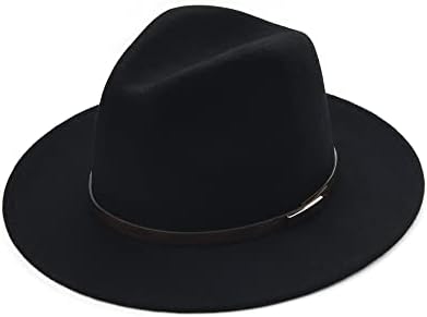 Osjetio kape FURTALK za muškarce i žene Australske vune фетровая šešir sa širokim poljima, Kožni remen,