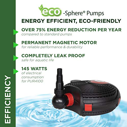 Pumpa za uštedu energije Alpine Corporation Eco-Sphere 2800 g / h, 33-inčni kabel